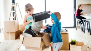 moving with kids