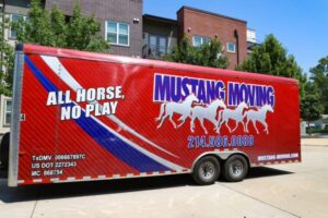 Mustang Moving Company Truck