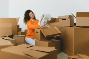 unpacking after college move