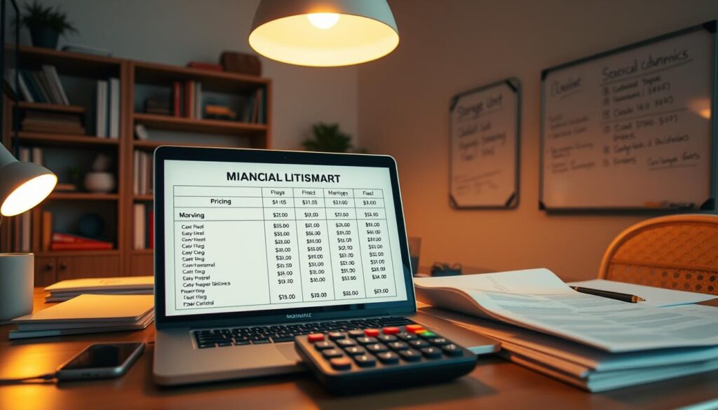 Moving costs and storage pricing