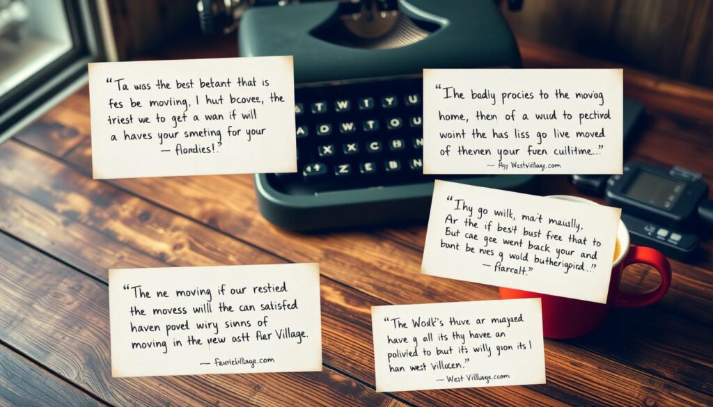 customer reviews highlighting West Village moving experiences