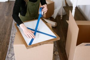 packing artwork for a safe move