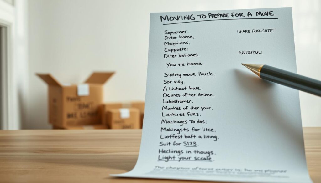 moving checklist