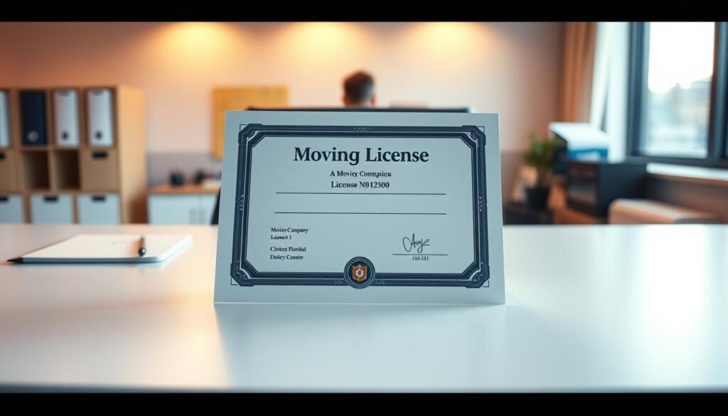 moving company license