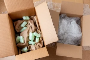 packing paper or bubble wrap