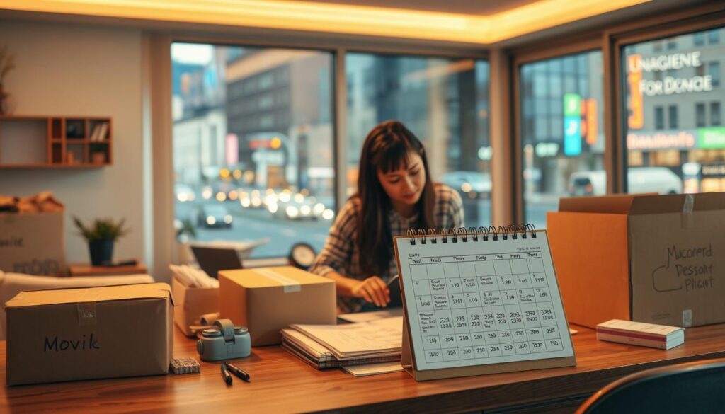 scheduling a move scheduling a move