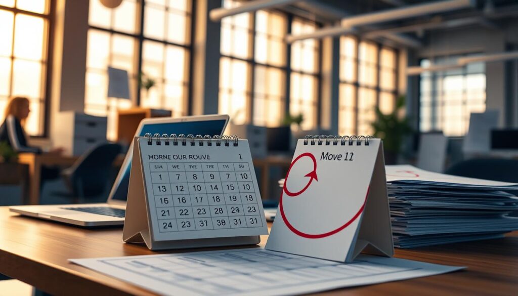 scheduling moving date