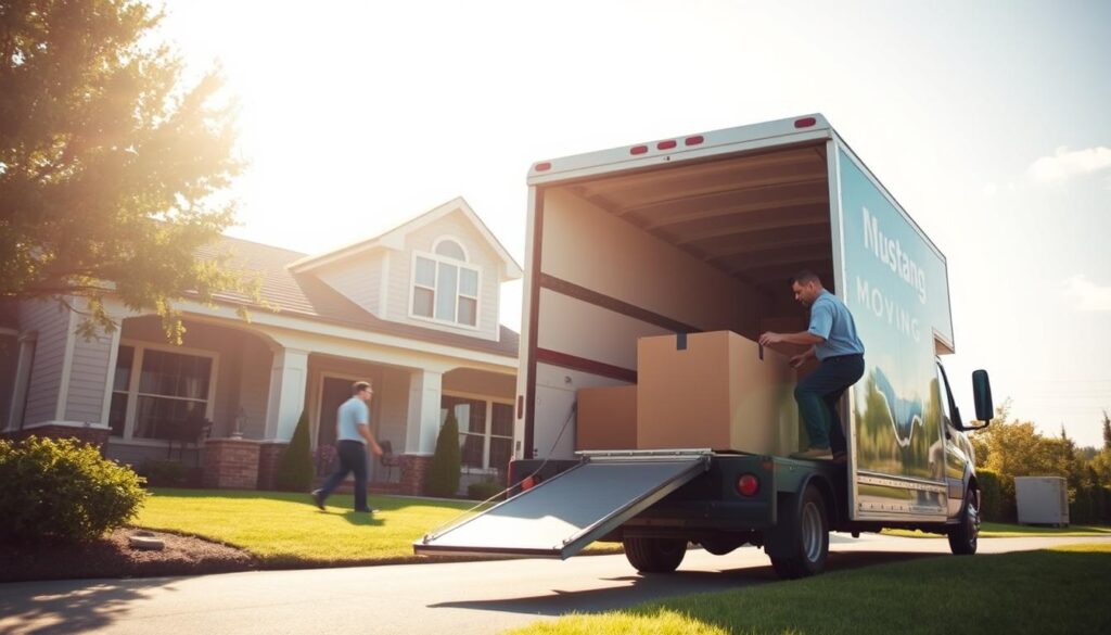 Moving Process with Mustang Moving