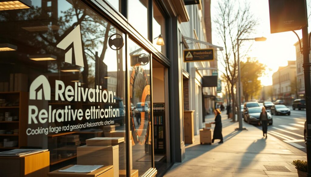 Relocation services in Main Street District