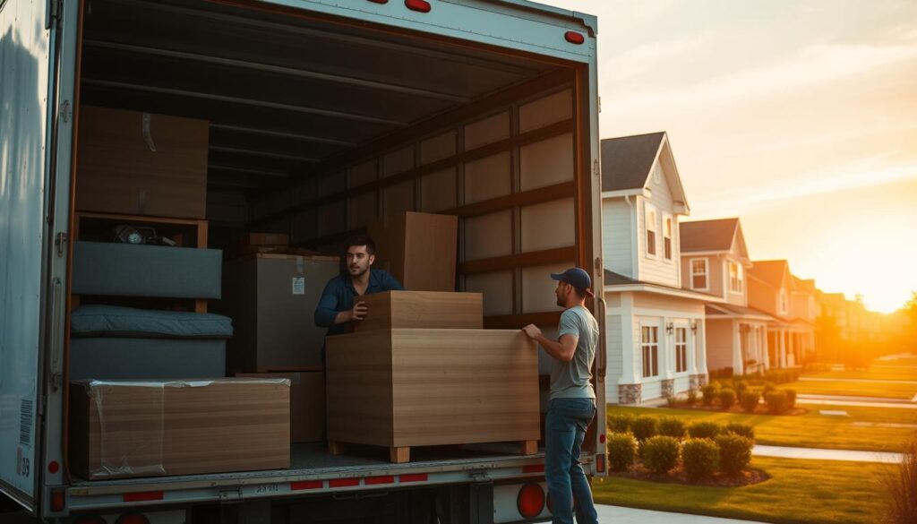 Residential moving services