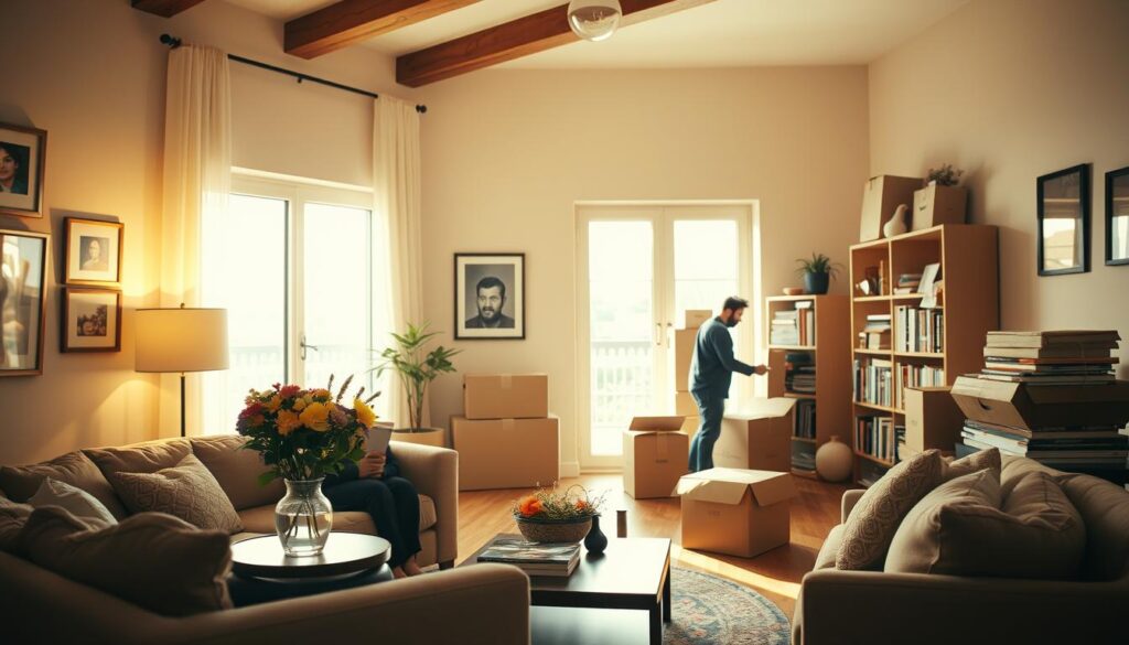 Settling into a new home Settling into a new home