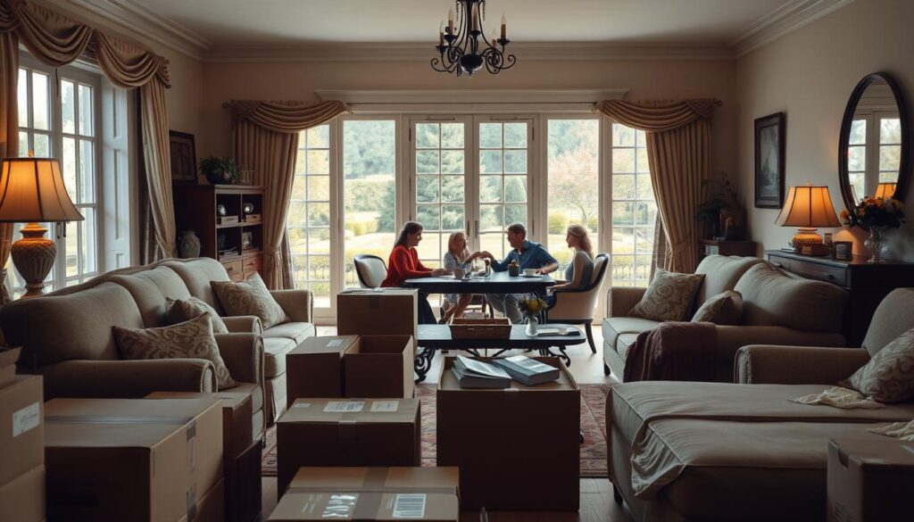 estate moving process