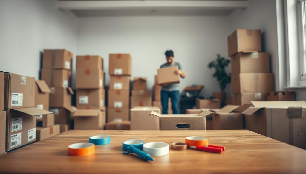 labeling boxes for moving