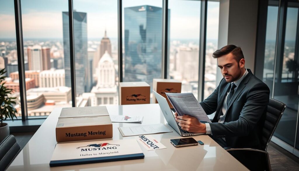 A modern office setting with a clear emphasis on professionalism and transparency. In the foreground, a confident business professional in smart casual attire sits at a sleek desk, looking at a laptop, analyzing a digital document with the words A modern office setting with a clear emphasis on professionalism and transparency. In the foreground, a confident business professional in smart casual attire sits at a sleek desk, looking at a laptop, analyzing a digital document with the words